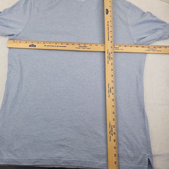 Travis Mathew Men's Polo Shirt Sky Blue Size Extra Large - Picture 8 of 8